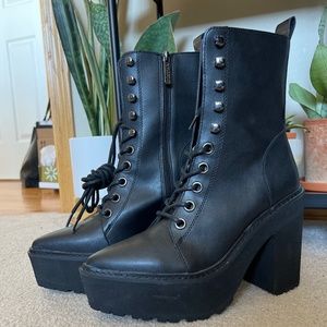 Killstar Salem Boots US Size 8.